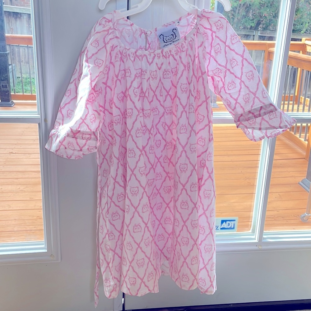 Thierry Colson Cat Print Girls Dress NEW!